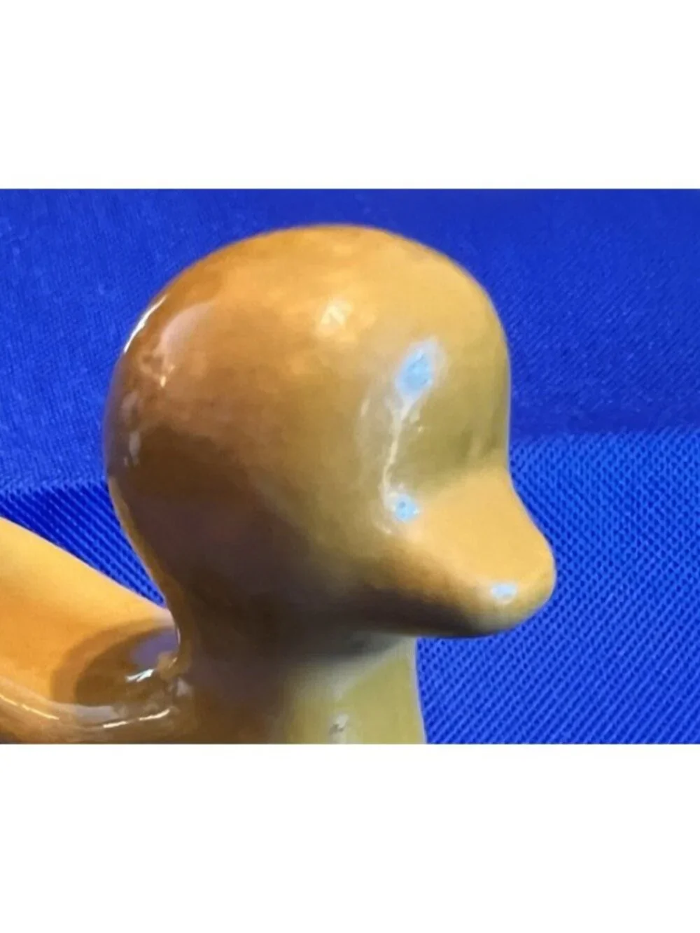 Steiff Knopf Im Our Duck Toy Laquer Painted Wood Rolling Wheels MCM Design